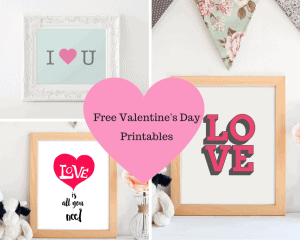 13 Free Valentine's Day printables