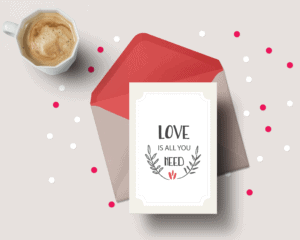 Valentine's Day card- Love is all younee