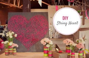 Valentine's Day string heart
