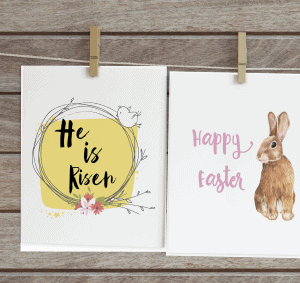 Easter printable risen