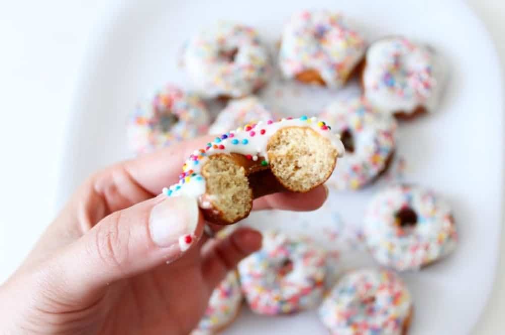 Donut Themed Party healthy donuts