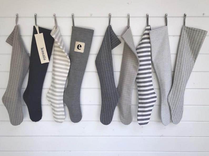 Nordic socks stocking by Good Wishes Quilts