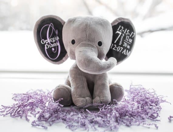 Personalized elephant Ella Bella Boutique OK