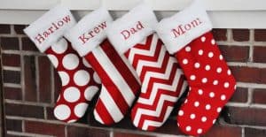 christmas stockings hungbythechimney