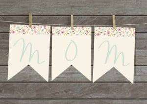 Free MOM banner for Mother's Day