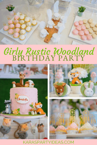 Woodland party ideas and inspiration rustic