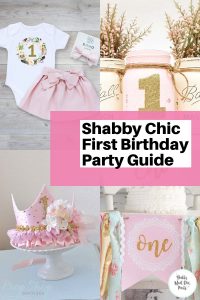 Shabby Chic First Birthday Party Supplies