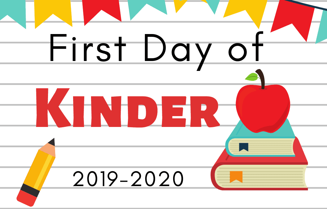 FREE First Day of School Printable