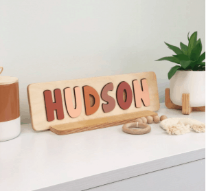 wooden name puzzle boy non clothing gifts