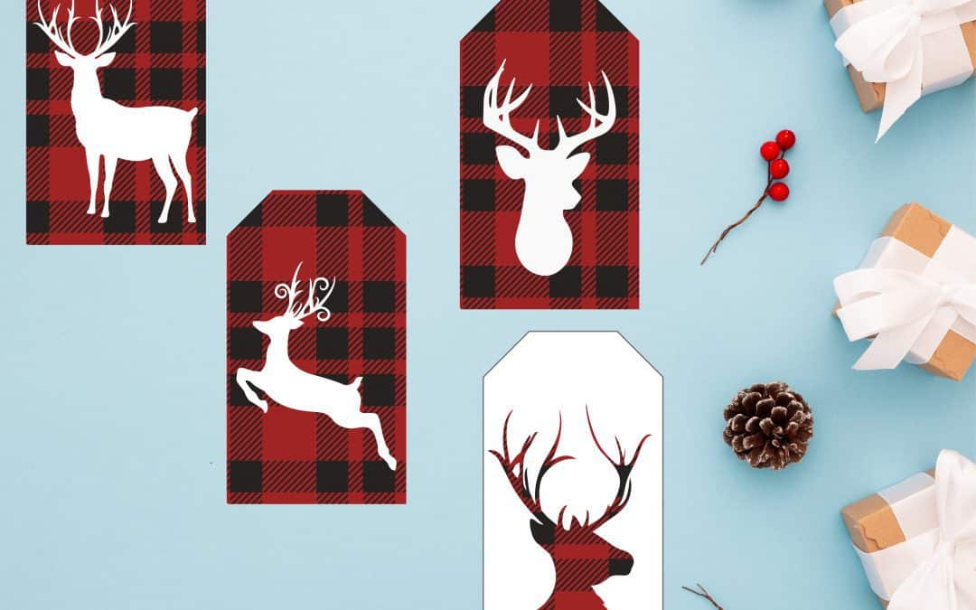 Free Reindeer Gift Tag Printables