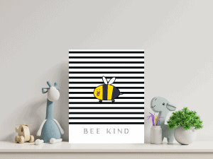 free wall art printable bee kind wall art frame