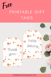 coral floral printable gift tags for blog