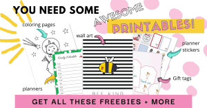 Free printables for home, kids, party instant downloads