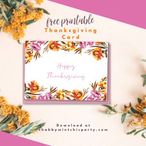 Happy thanksgiving greeting card