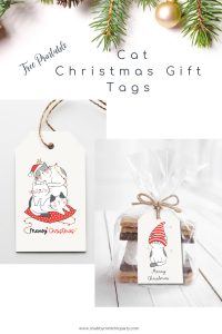 cat christmas gift tags freebies