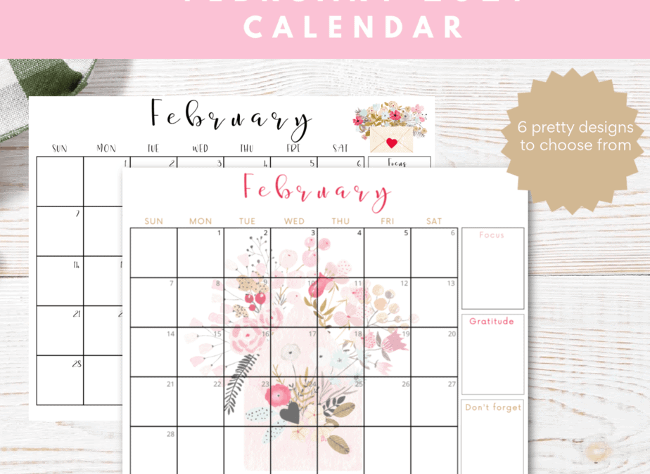 free february 2021 calendar printable