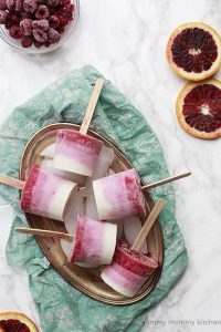 pink ombre popsicle VAlentine's Day treat