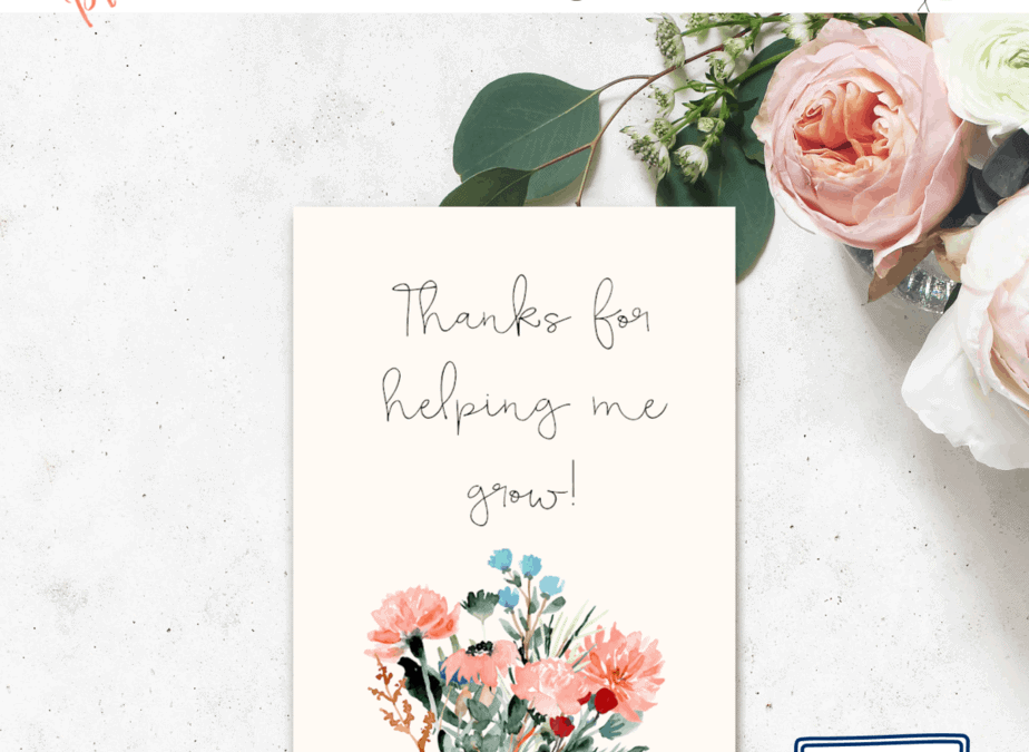 Free Printable Floral Mother’s Day Card