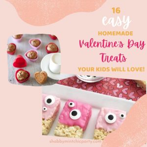 16 Valentine's Day food treat ideas for kids and a free printable cookie card