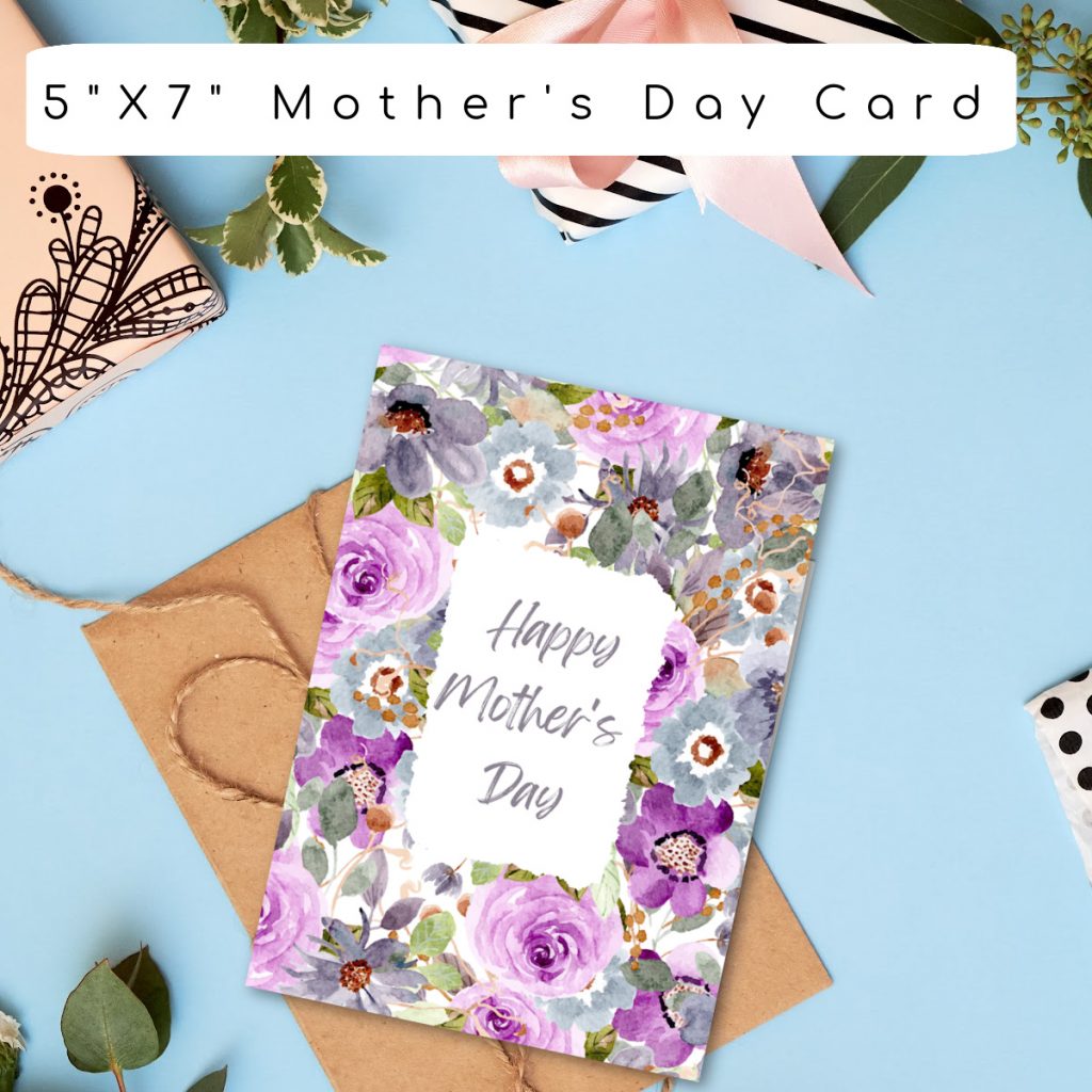 Free printable Mother's Day greeting card