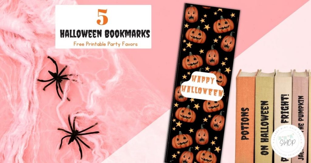 printable Pumpkins halloween bookmark