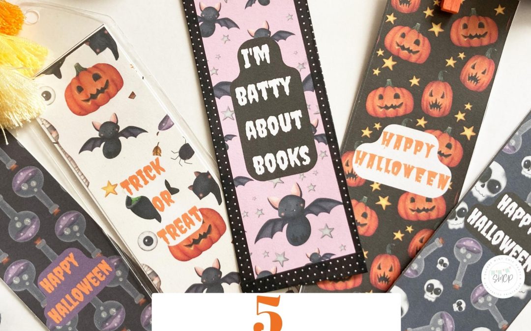free printable halloween bookmarks