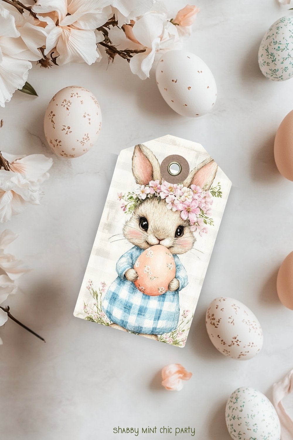 Free Printable Easter Bunny Gift Tags for Baskets, Treats & More ...